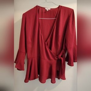 Candies wrap blouse, Size xl, Preloved